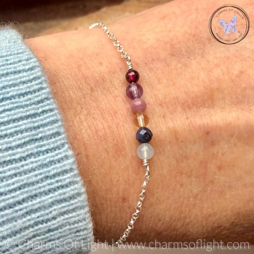 Birthstone Bar Bracelet